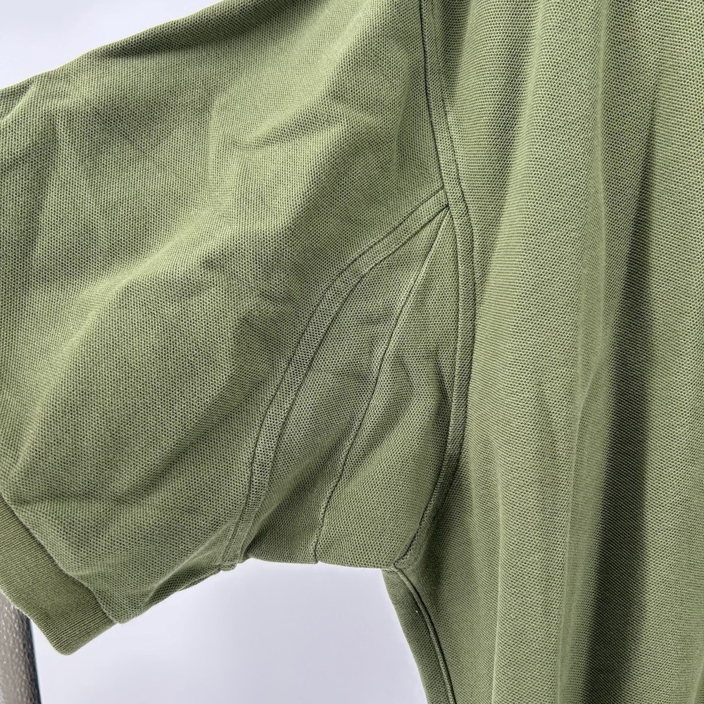 Orvis Signature Polo Shirt Mens 2XLT Olive Green Pique Logo Cabincore Heritage - Picture 5 of 11